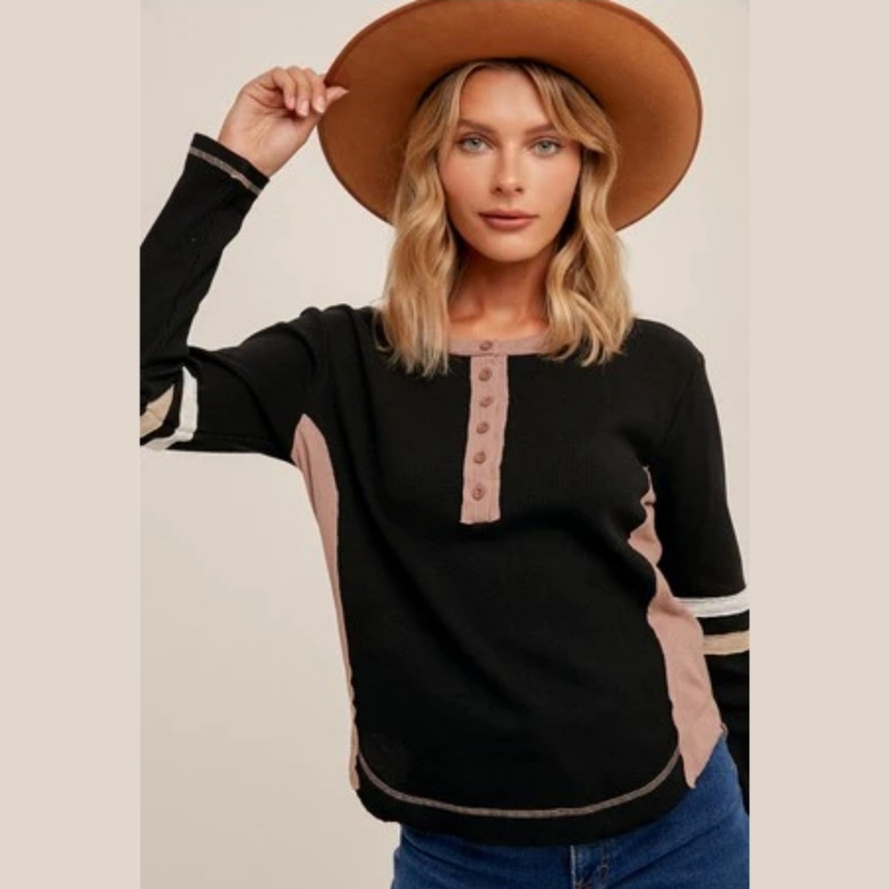 Urban Outfitters BDG Basil Henley Tee
